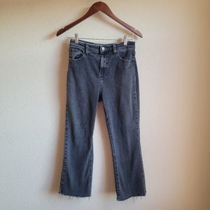 Bdg high rise straight leg jeans black